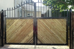wrought-iron-and-wood-drive-gates